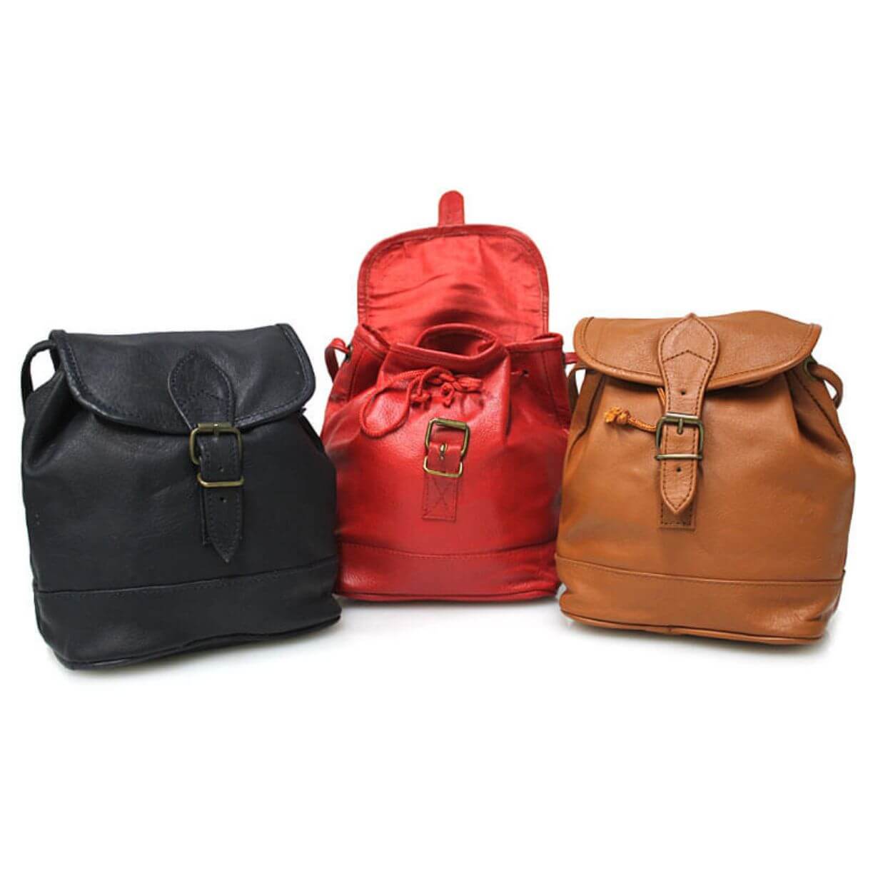 Le Sabbi Waxed Leather Duffle Bag